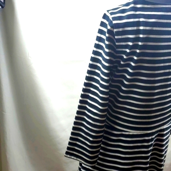 Old Navy Striped 3/4 Sleeve T-Shirt Dress Size Large - Picture 11 of 11